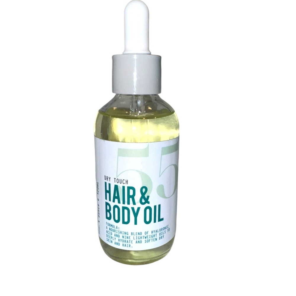 Miim Miic Compound 55 Dry Touch Hair & Body Oil Soft Vanilla Fruit, 4 Oz
